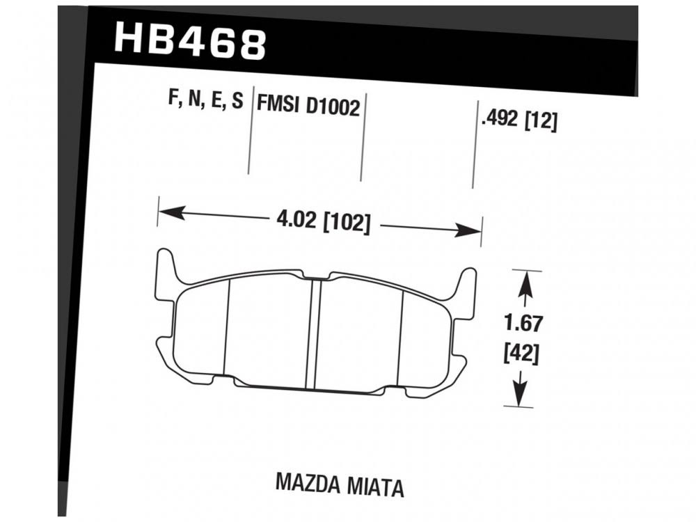 Blue 9012 Disc Brake Pad I45970