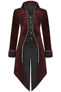 Medieval Steampunk Tailcoat Halloween Costumes Jacket G19174