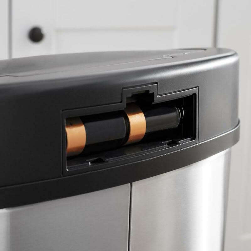 Black Stainless Steel Touchless Trash Can O3507