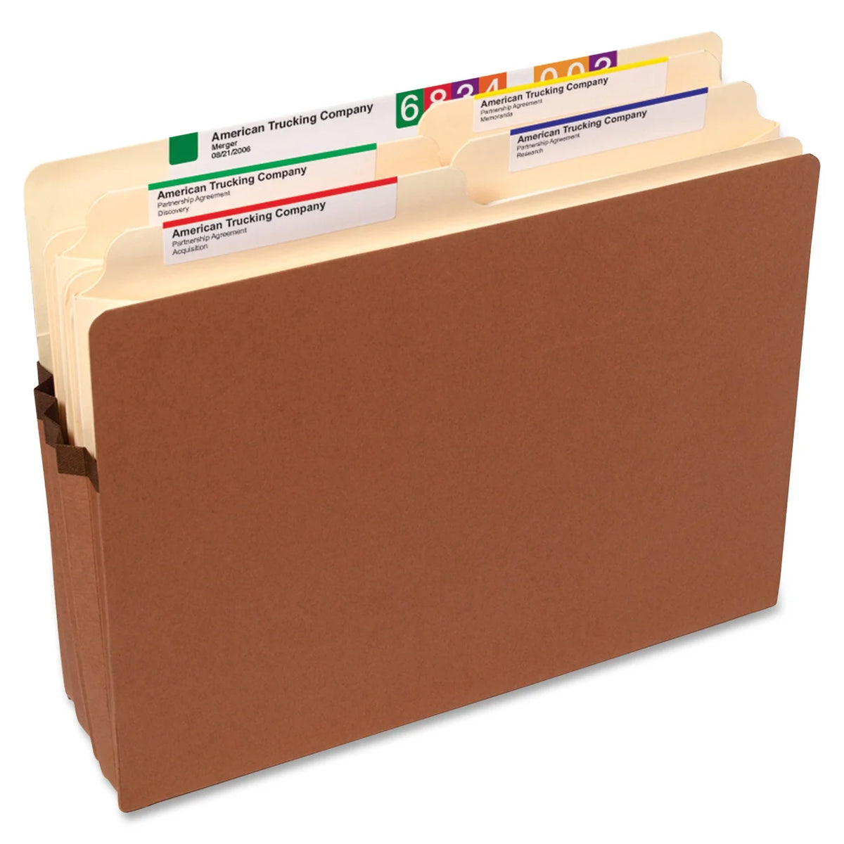 Redrope File Pockets Letter 3.5" Exp 25/BX J366852