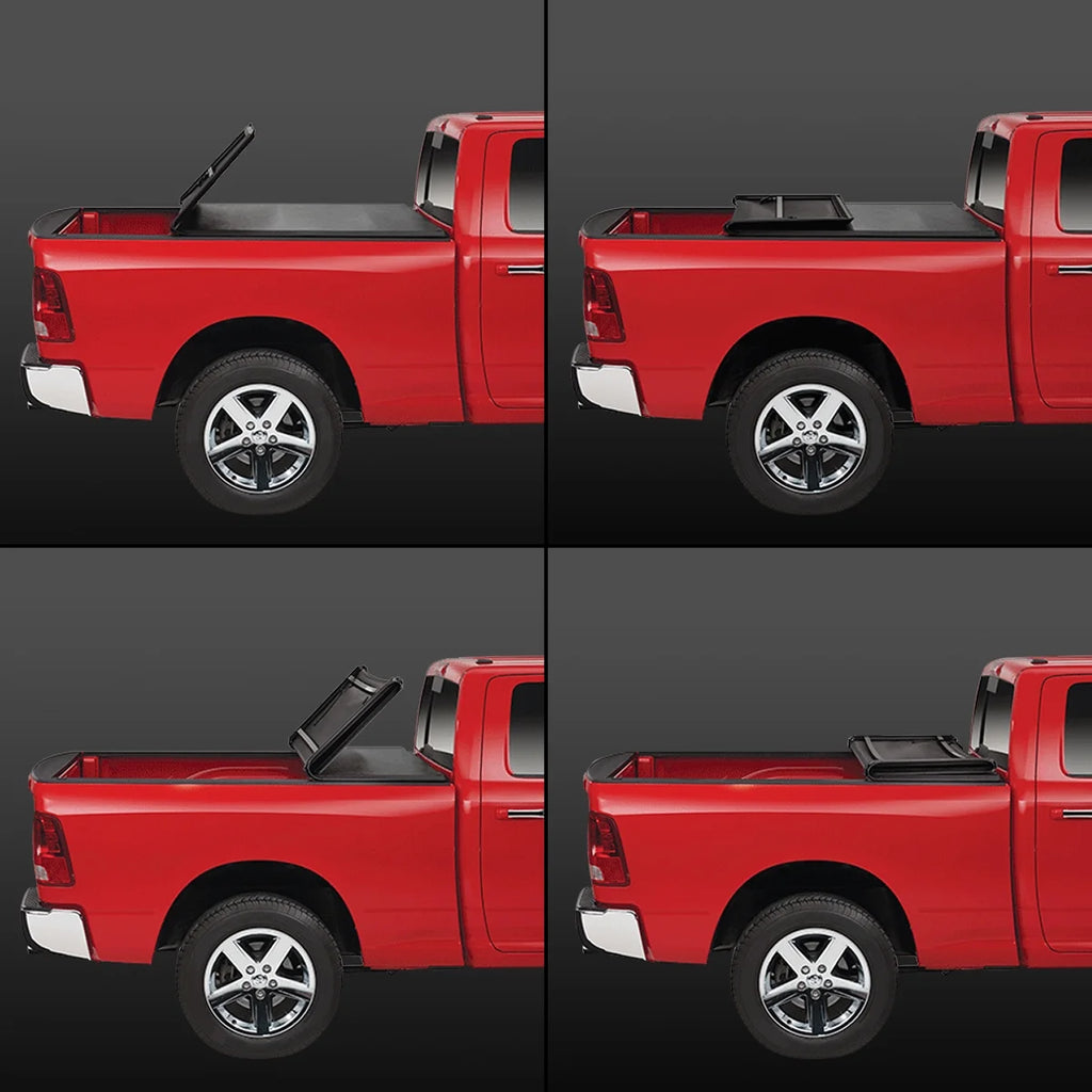 Adjustable Tri-Fold Soft Top Tonneau Cover D19386