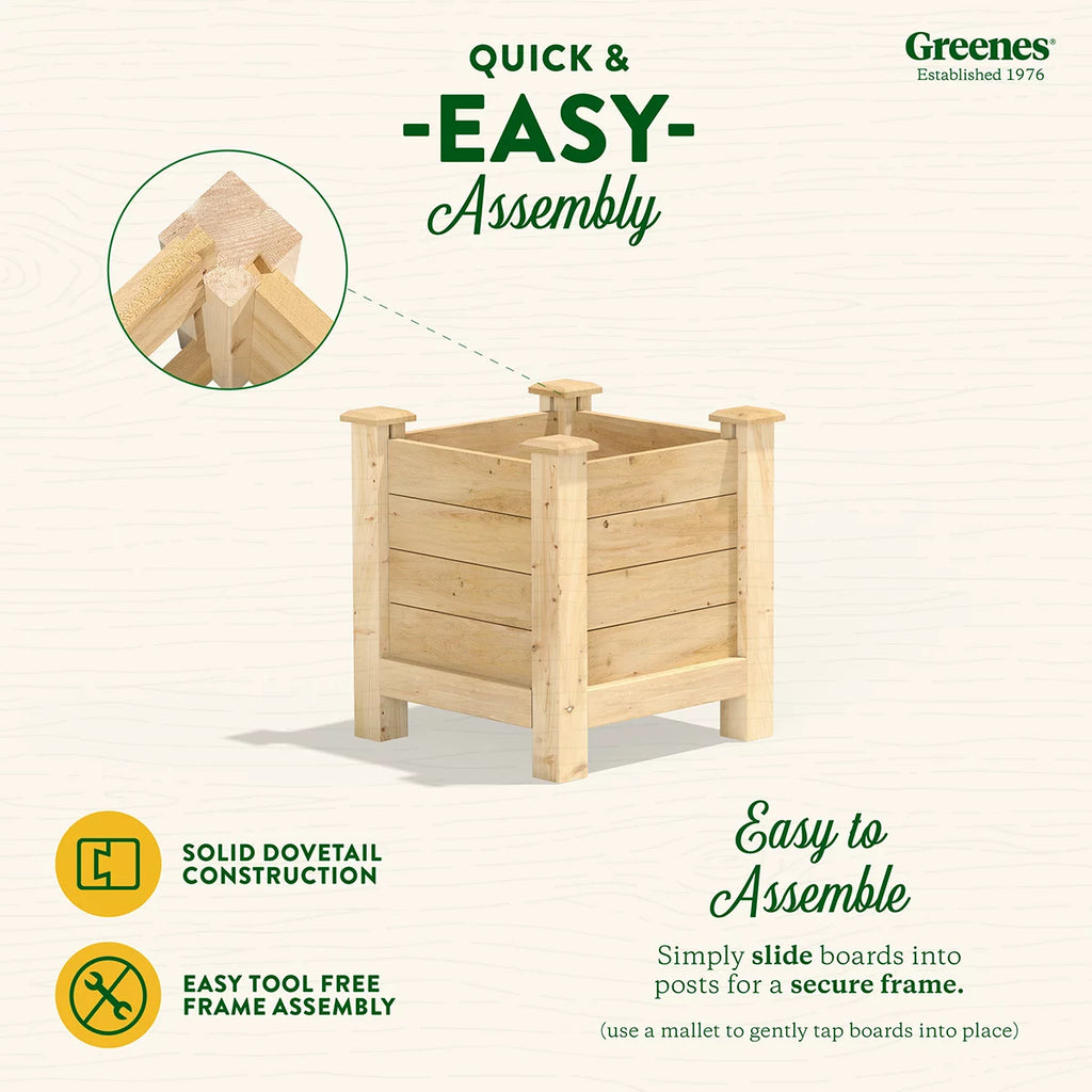 Cedar Elevated Planter J4251