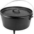 12" Deep Camp Dutch Oven, Black Z4434