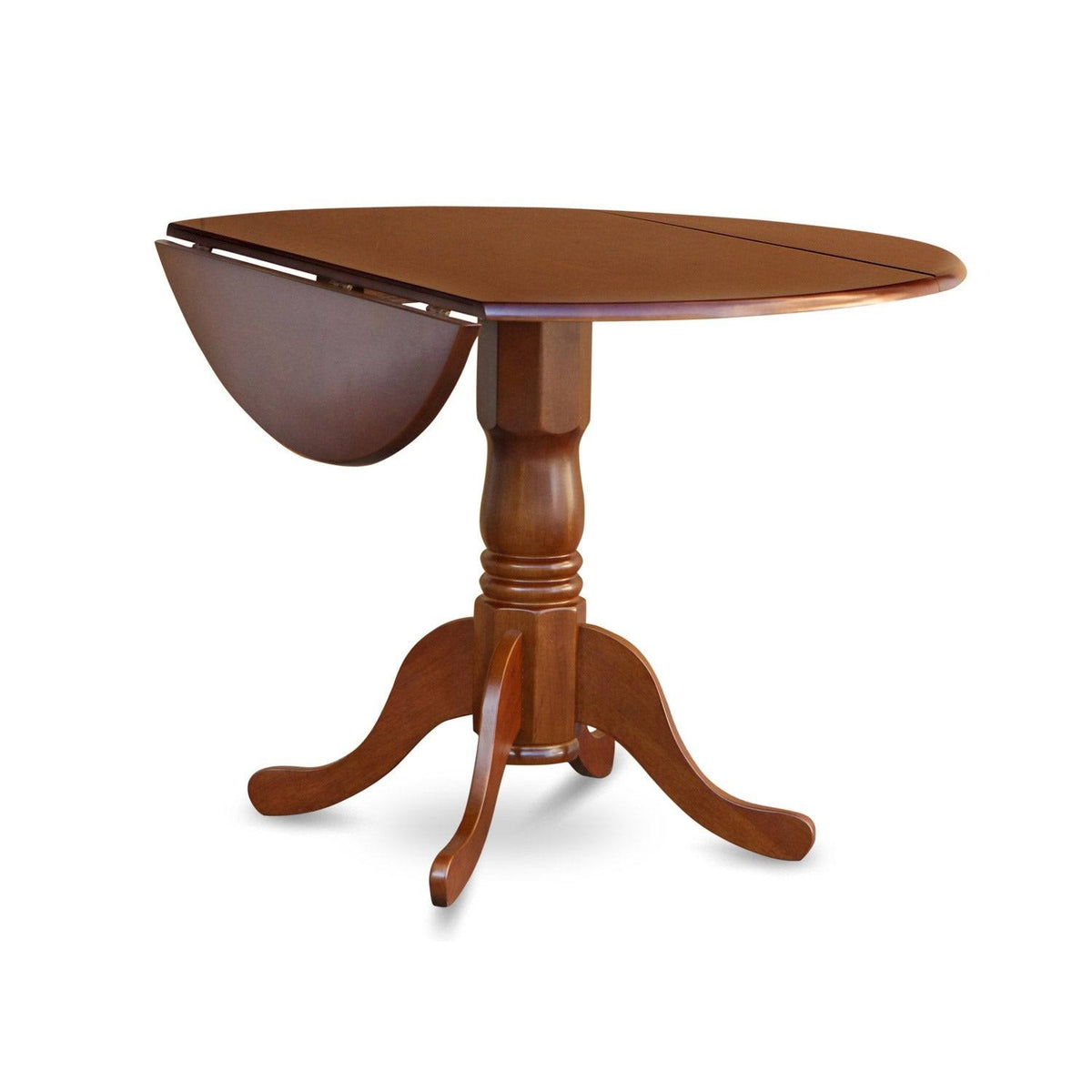3PC Dining Room Table with Two Drop Leaves and Wood Seat Chairs O691