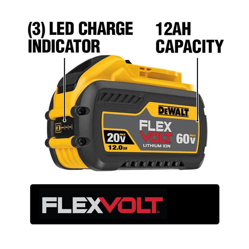 20V/60V MAX Lithium-Ion 12.0Ah Battery Pack 7-Pack O8125
