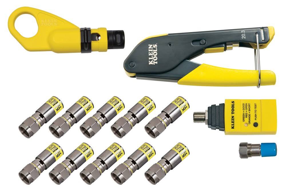 Coax Cable Tester and Cable Installation Kit P98086