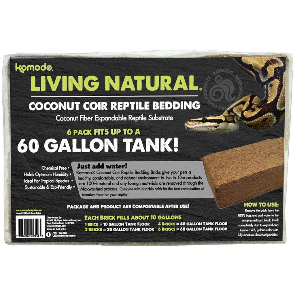 Natural Coconut Coir Reptile Bedding Brick X62289