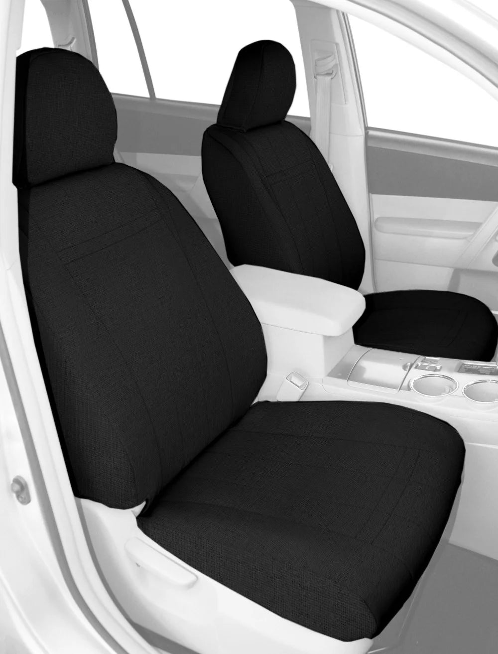 Charcoal Tweed Front Bucket Seat Covers H269