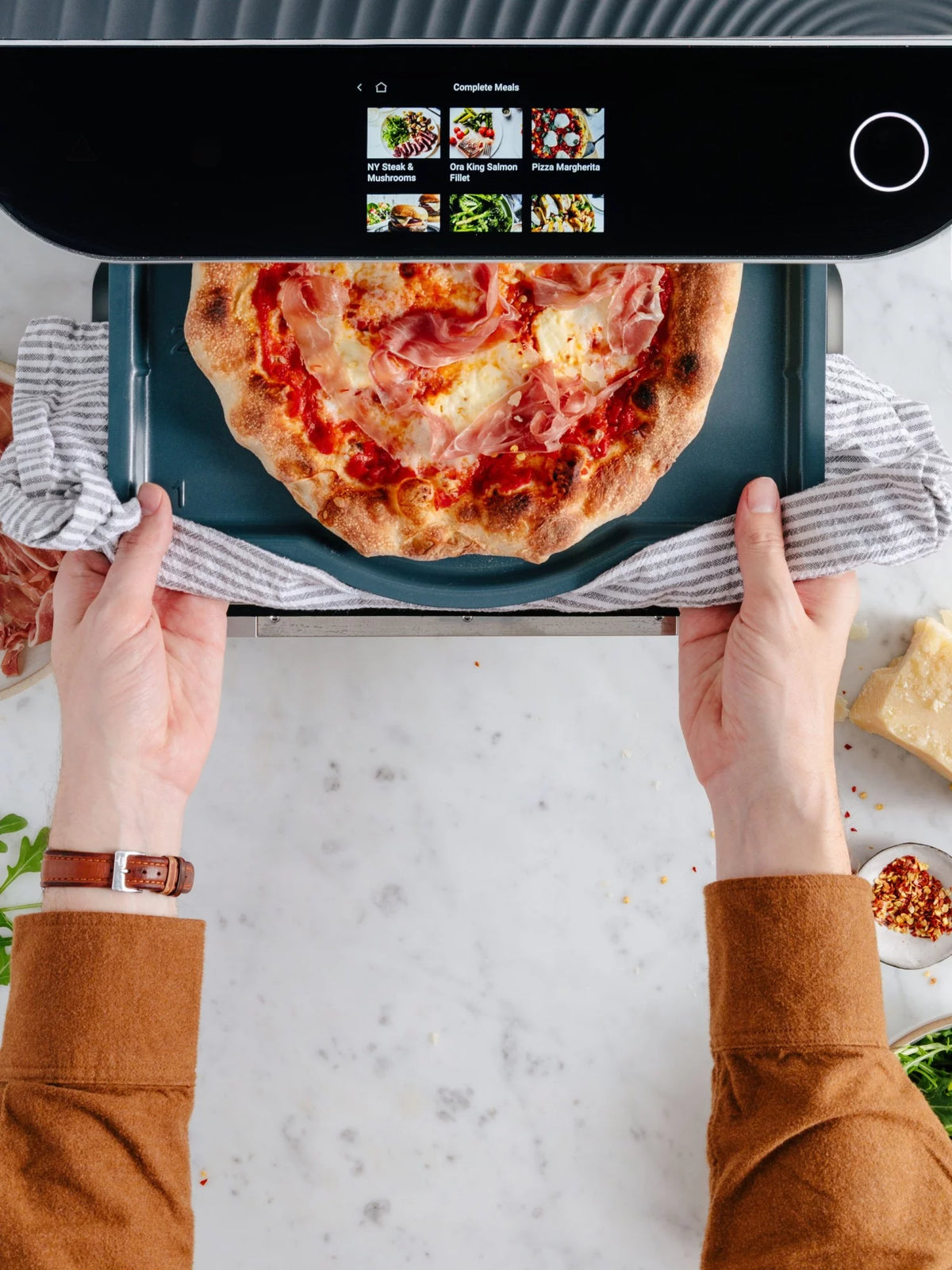 10-In-1 Touchscreen Countertop Smart Oven L74838