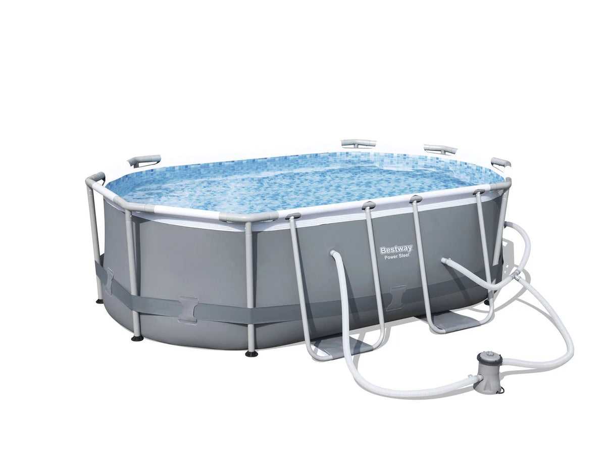 10' x 6'7 x 33 Oval Frame Above Ground Swimming Pool N321