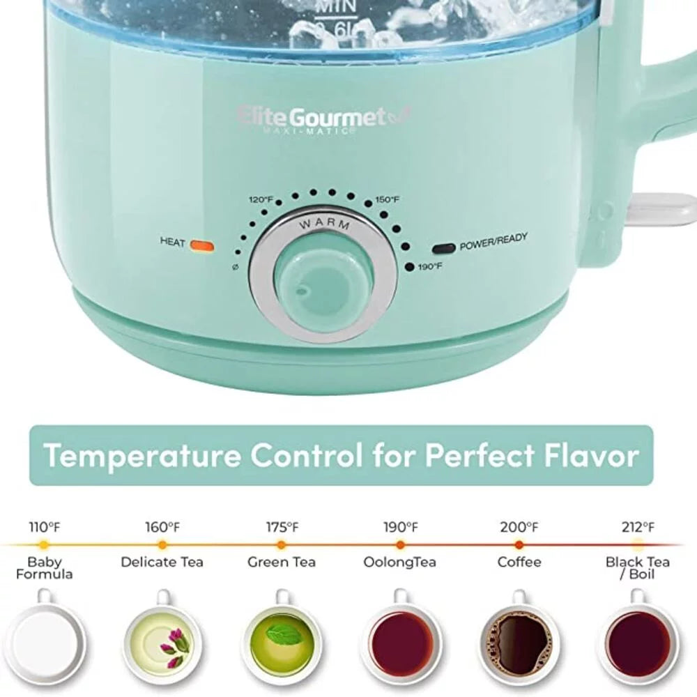 1.2L Adjustable Temperature Electric Glass Kettle J289282