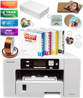 Sublimation Printer with Inks, Paper, Tapes, Sublimation Blanks, Software U68772
