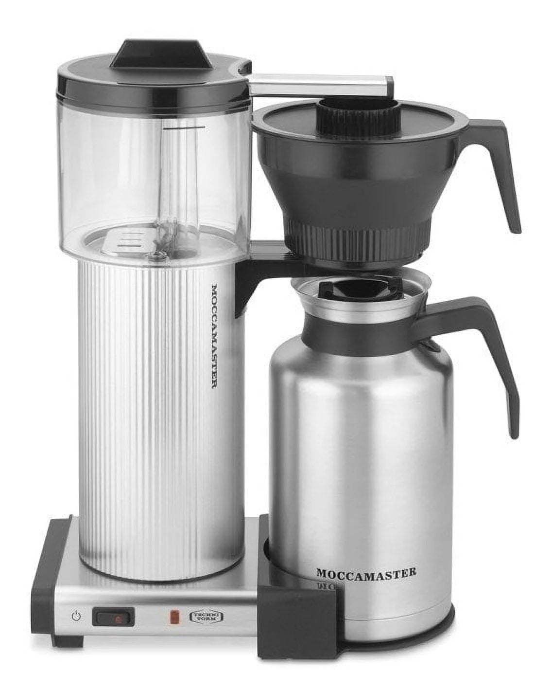 Manual-Adjust Drip-Stop Coffee Maker 60 oz Thermal Carafe Brushed Silver G444430