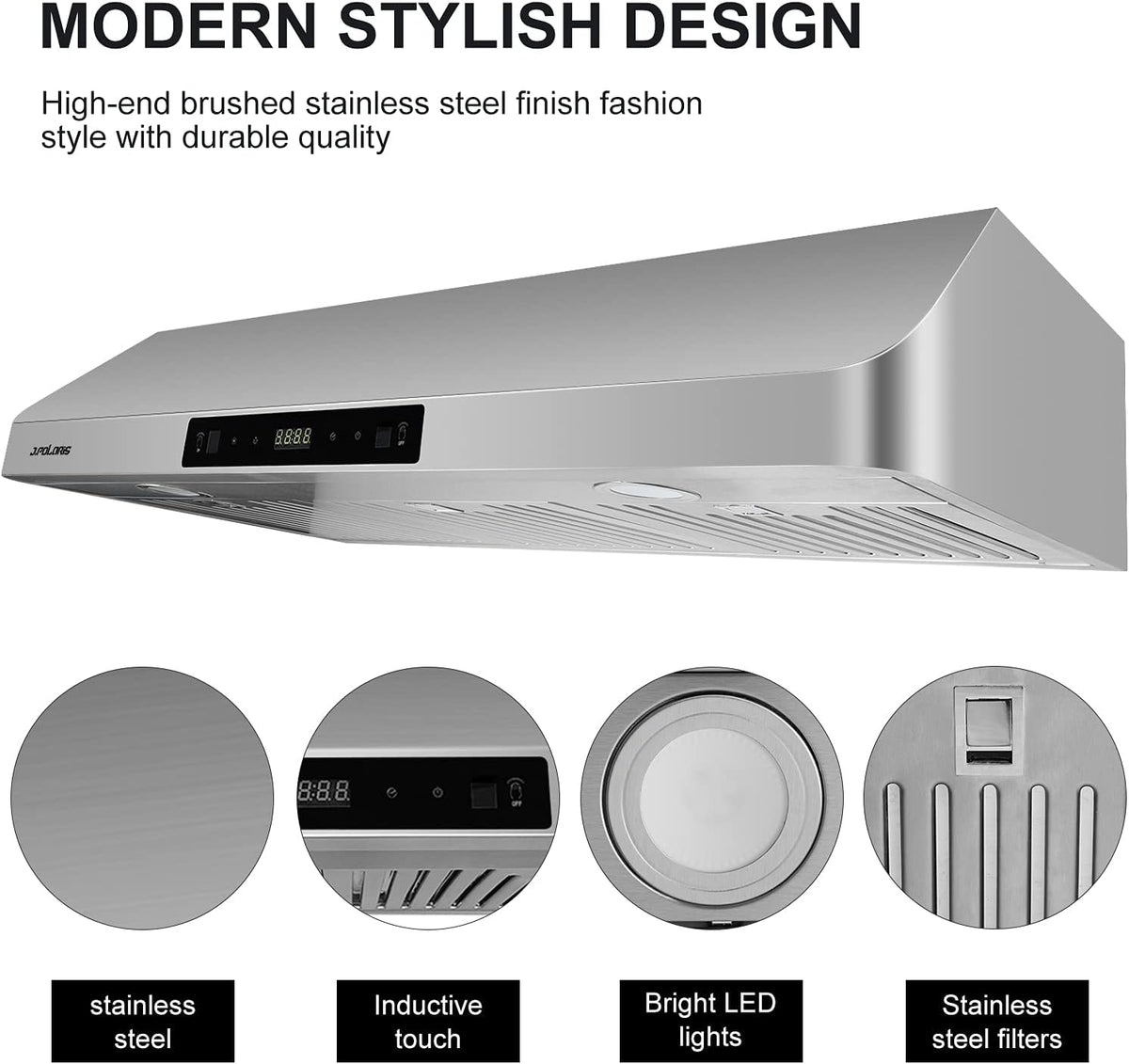 30-Inch 760CFM Stainless Steel Range Hood S217