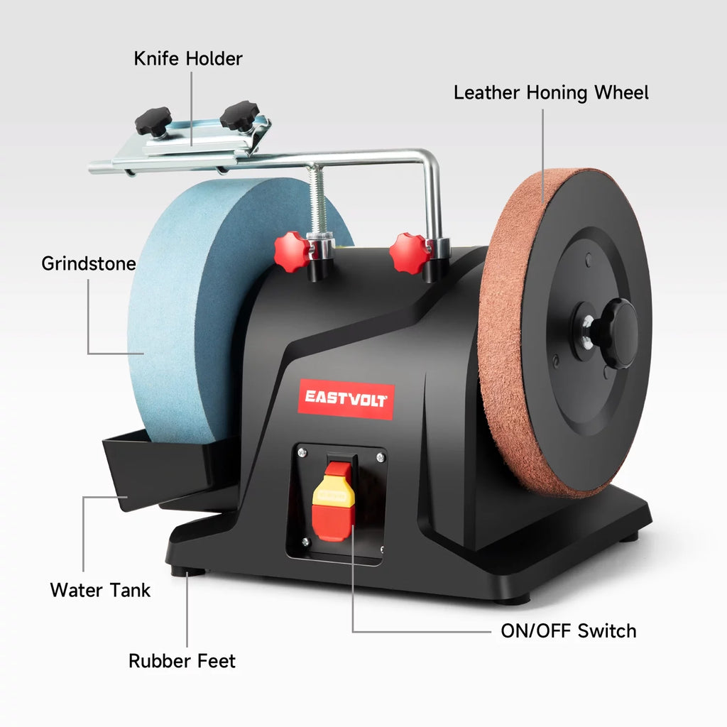8 Inch Low Speed Wet Grinding Machine Q240