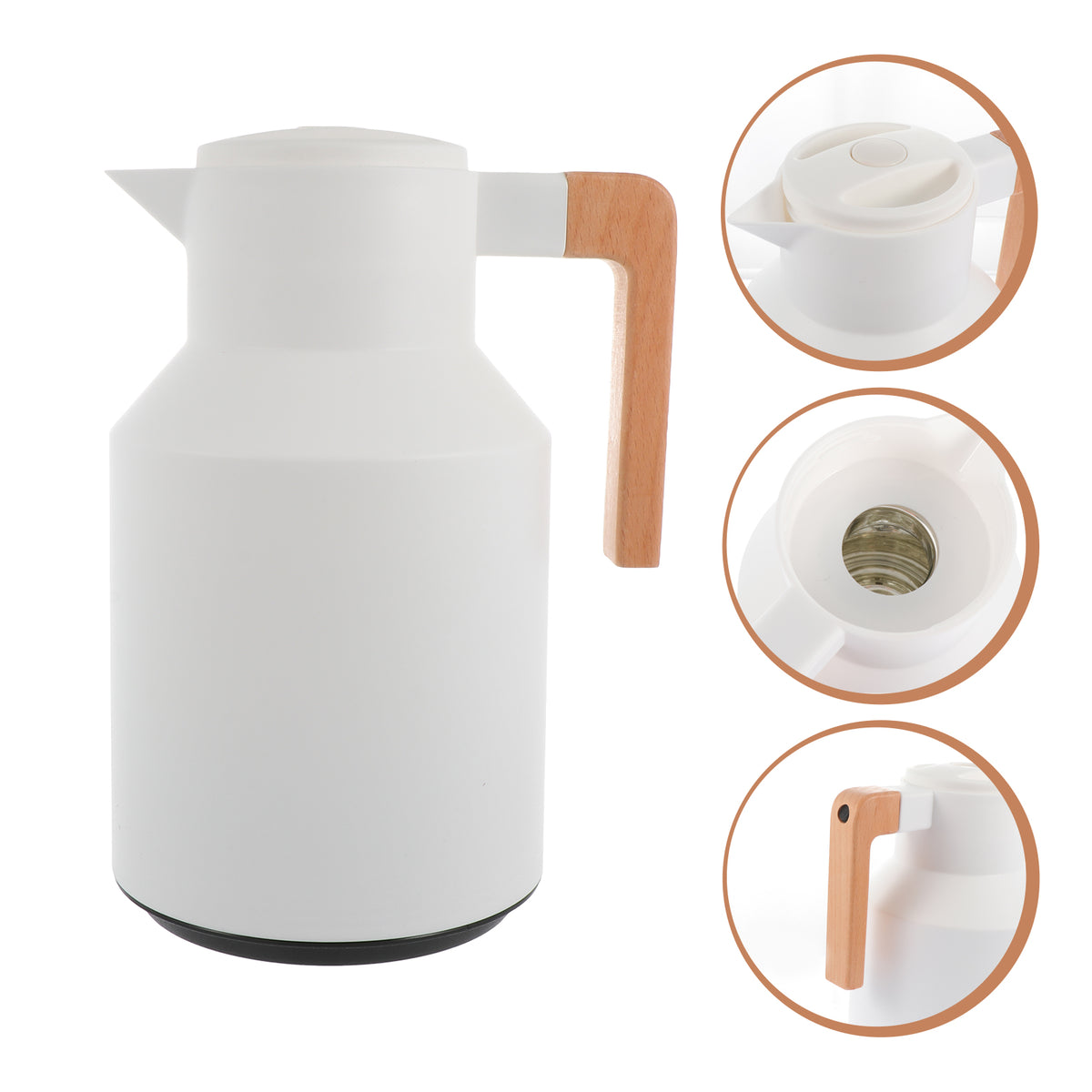 Insulation Kettle Hot Water Bottle Large Capacity Glass Liner Water Pot L427736