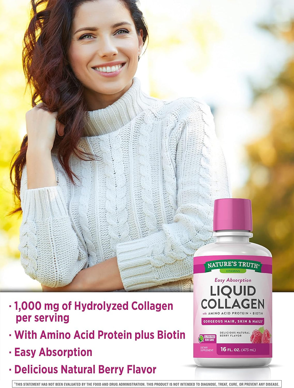 Off-White Liquid Collagen Supplement 16 oz J295685