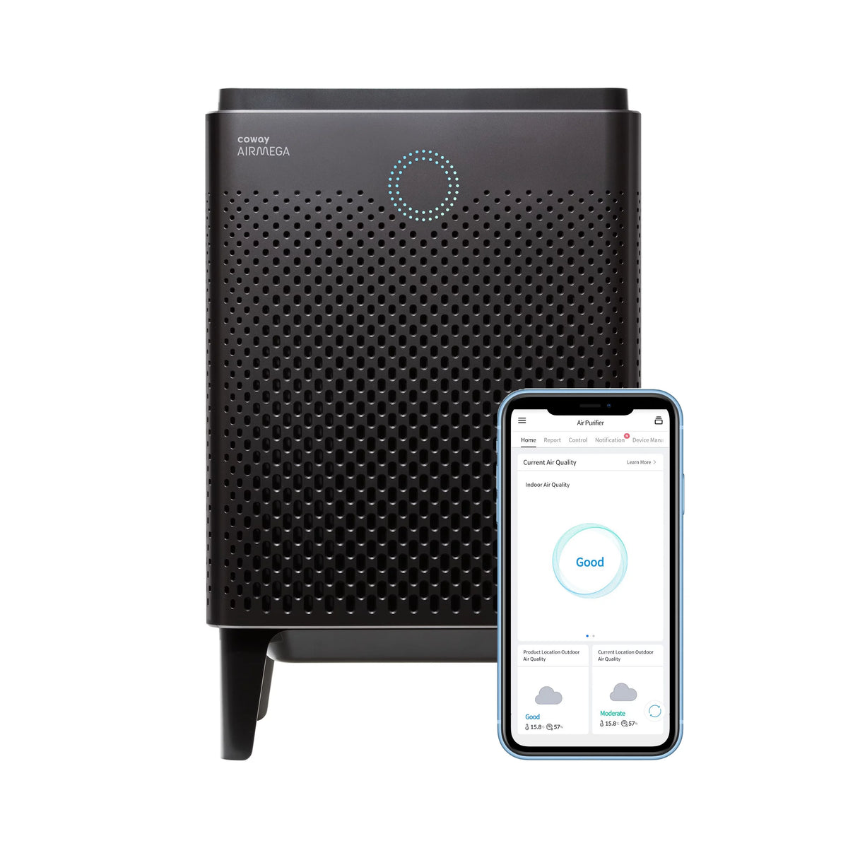 Graphite True HEPA Air Purifier with 1560 sq ft Coverage V1664