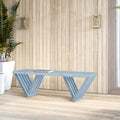 ShipmateBlue Wooden Picnic Bench Z250254