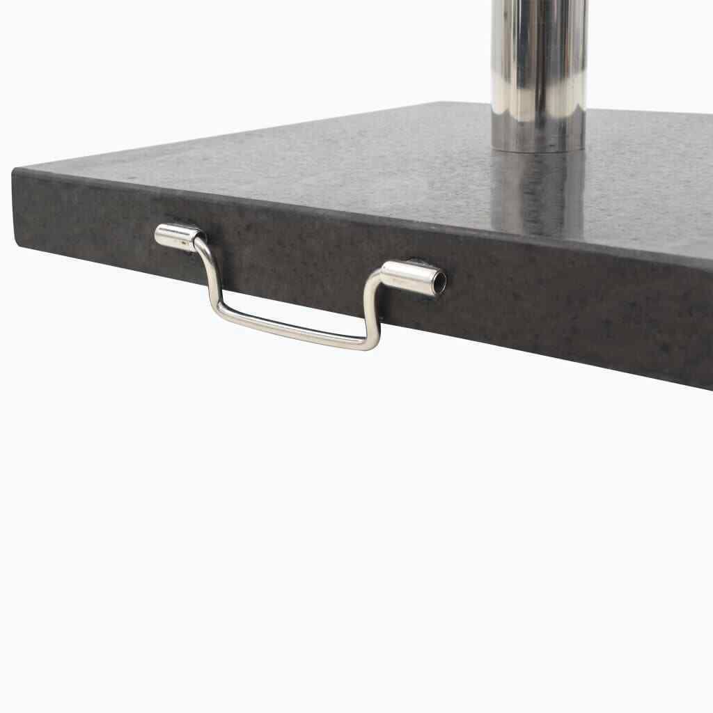 Granite Parasol Base 66.1 lb Square Black A7111