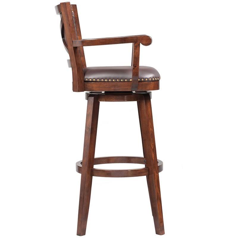 Cappuccino Swivel Extra Tall Barstool A533454