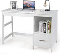 47.5" Computer Desk with 2 Drawers Black U635