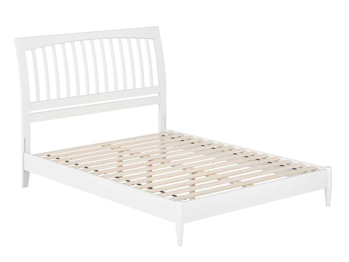 Queen Solid Wood Sleigh Platform Bed D35403