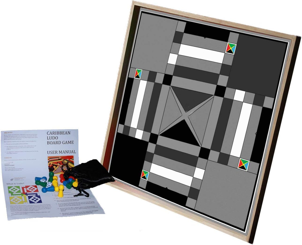 24in x 24in Ludo Board Game Z228673