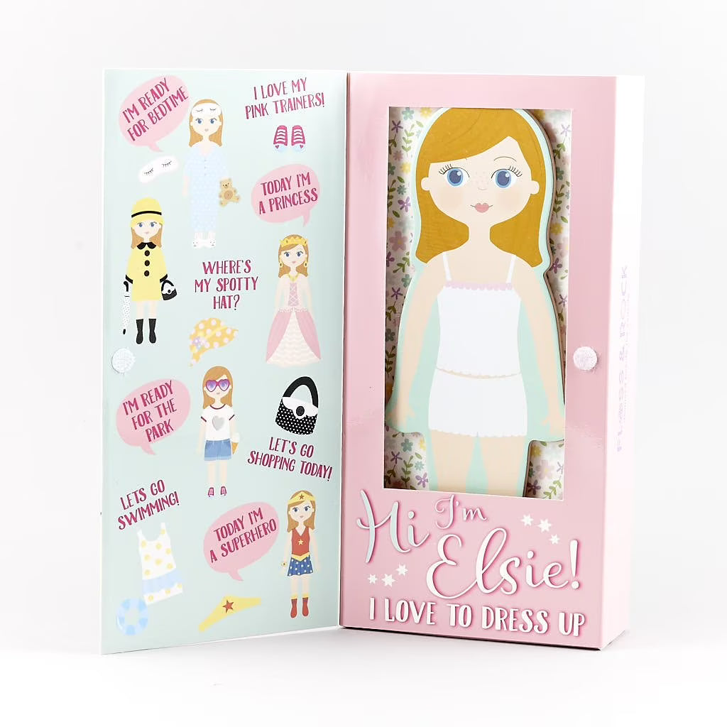 Magnetic Dress Up Wooden Doll D531686