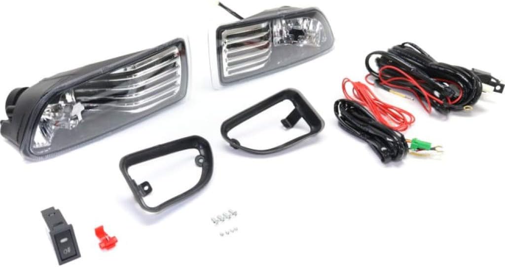 Pair Halogen Fog Light Assembly with Clear Lens P617391