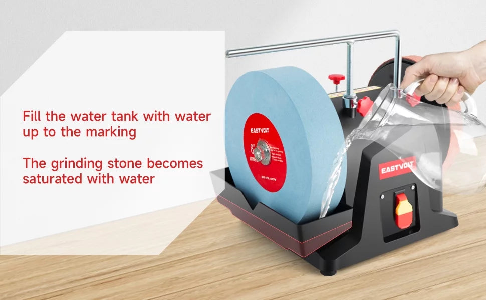 8 Inch Low Speed Wet Grinding Machine Q240