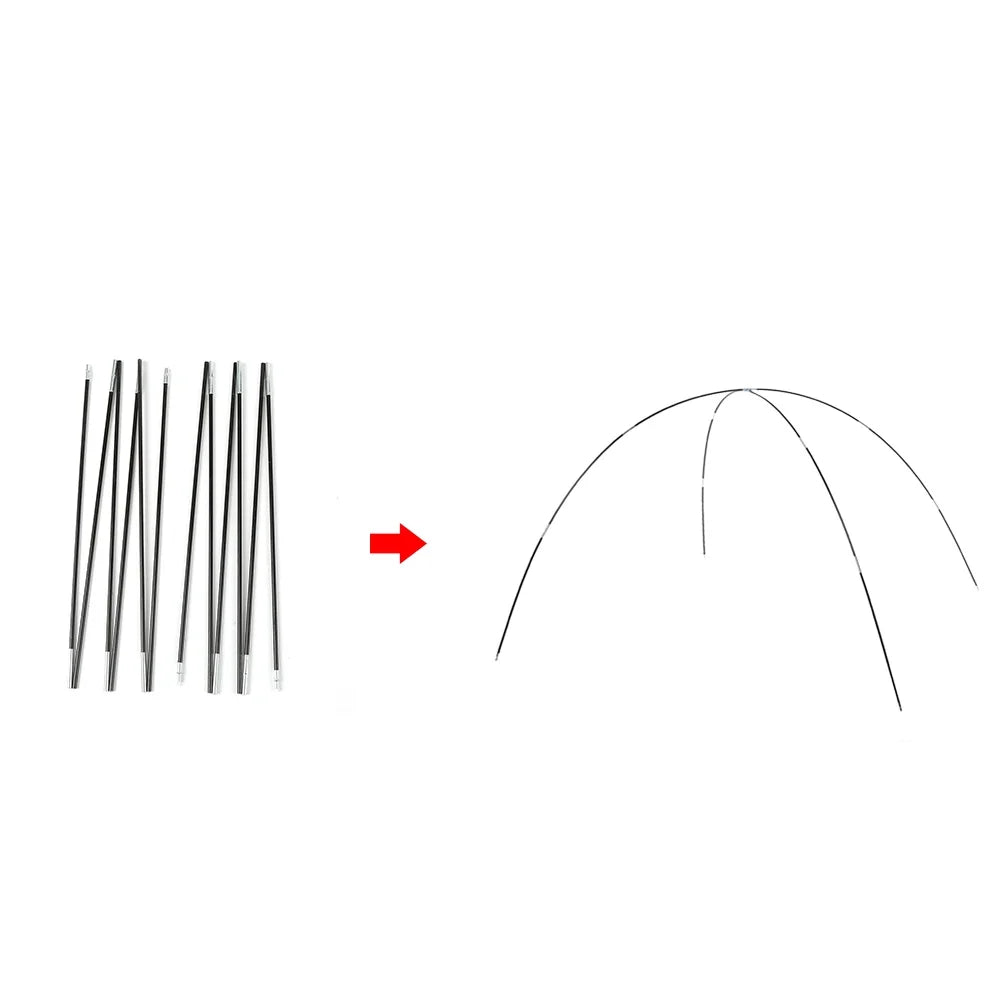 Collapsible Tent Pole Rod Kit M179