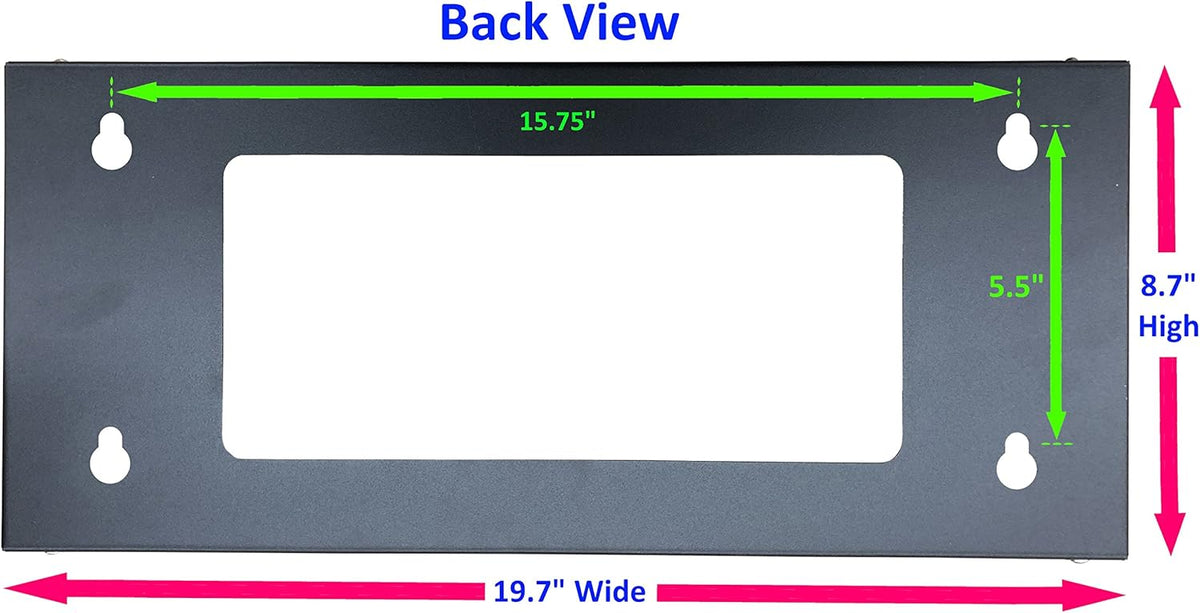 19 Inch Steel Vertical Rack and Wall Mountable Server Rack Mount R995584