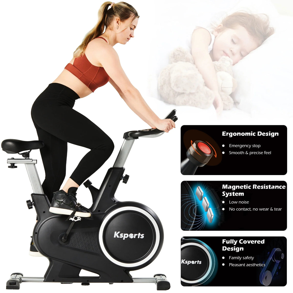 Wool Felt Resistance Exercise Bike N283