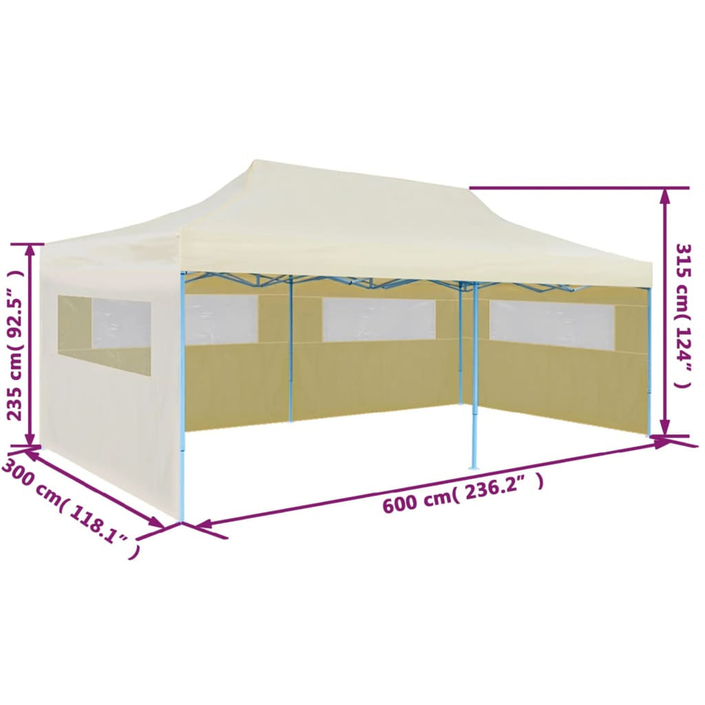 Cream Steel Frame Patio Sun Shade Shelter Party Tent Canopy M499730