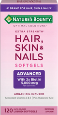 Hair, Skin and Nail Biotin & Vitamins A, C, & E Softgels, 120 Ct P417513