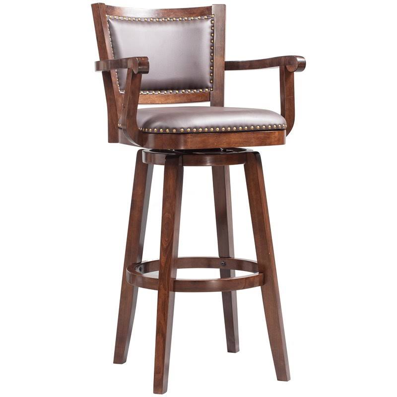 Cappuccino Swivel Extra Tall Barstool A533454