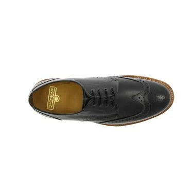 Black Monk Strap Wingtip Shoes R88245