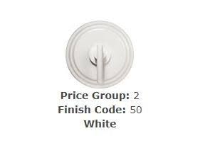 Pop-Up Lavatory Drain White B861803
