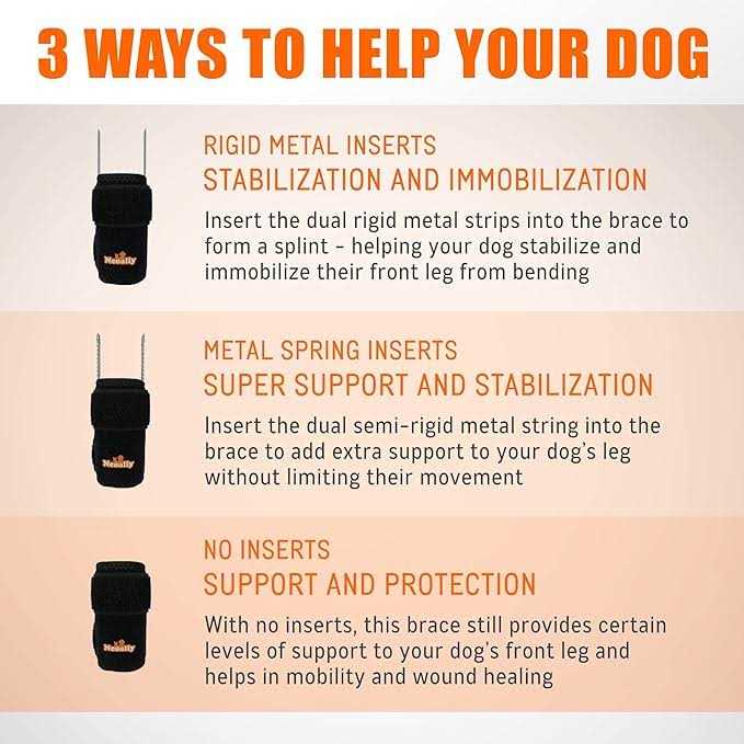 3-in-1 Dog Front Leg Support Brace C35637
