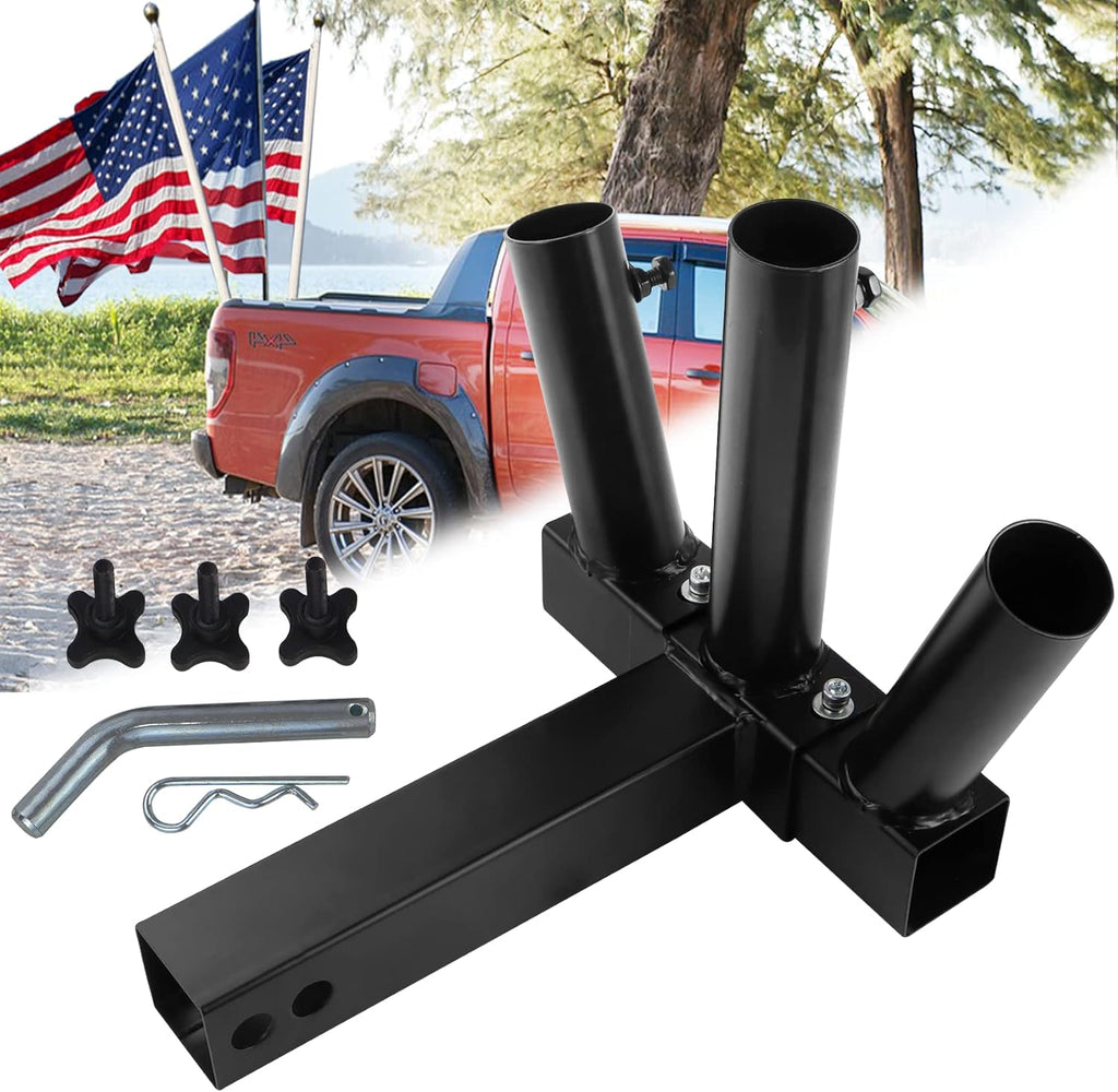 Trailer Hitch Flag Pole Holder with Bolts K465