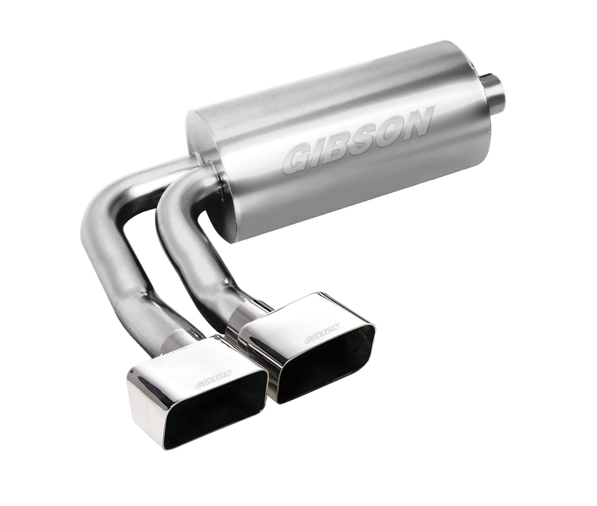 Black Cat-Back Dual Split Exhaust System R4134