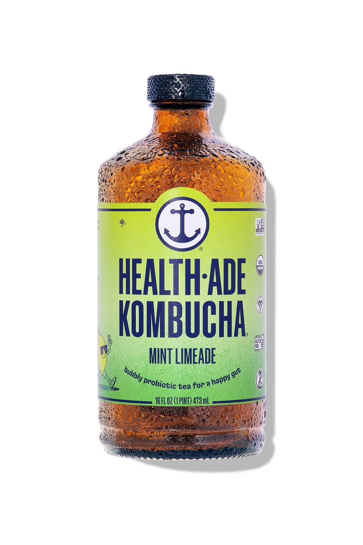 Mint Limeade Kombucha 12 pack 16 fl oz L935