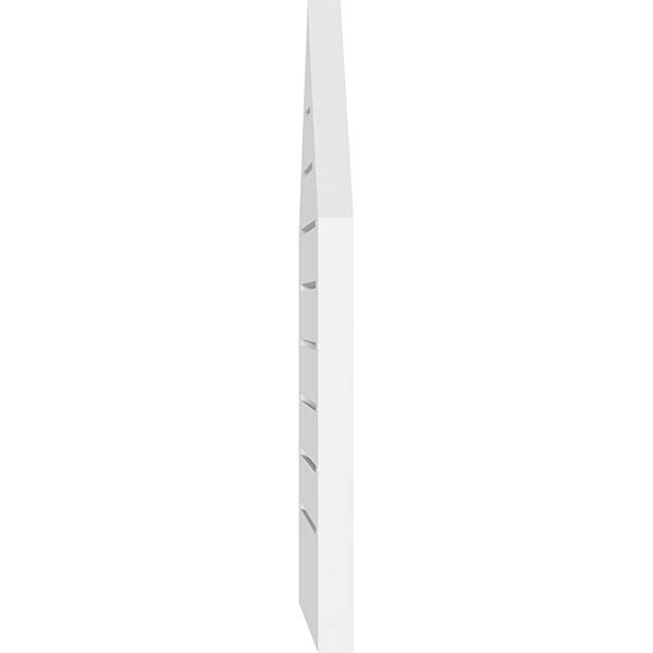 Peaked Top Surface Mount PVC Gable Vent R2041