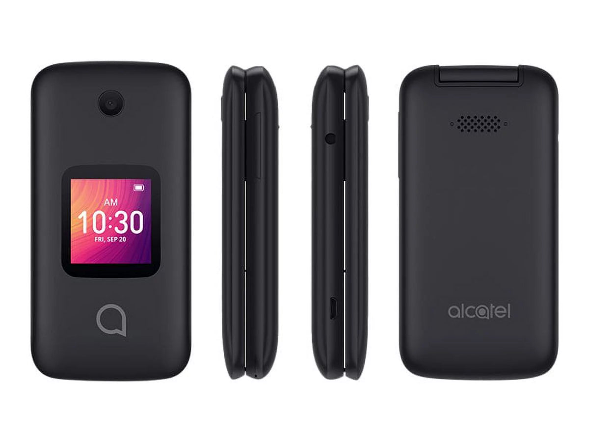 4G Feature Phone with 512 MB RAM / 4 GB Internal Memory - microSD Slot - LCD Display 320 x 240 Pixels - 2 MP Rear Camera - Prime Black M9443
