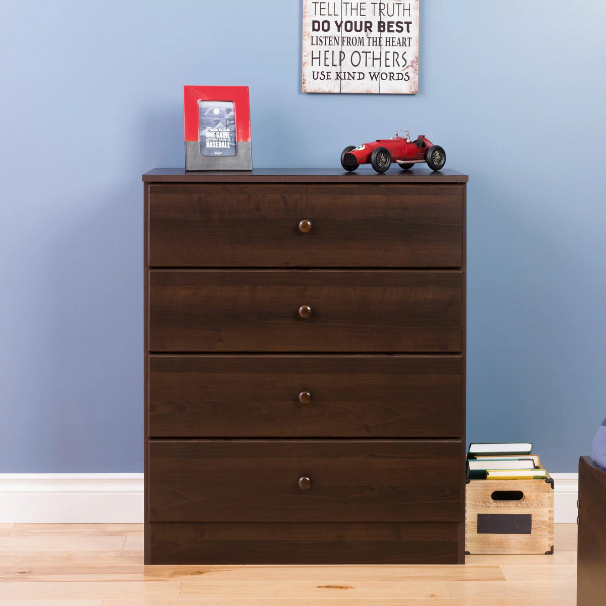 Espresso 4-Drawer Dresser U55241