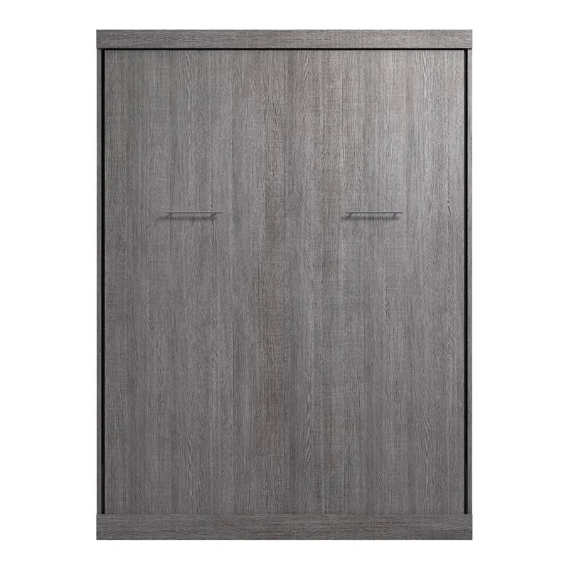 Queen Wall Bed in Bark Gray L844790