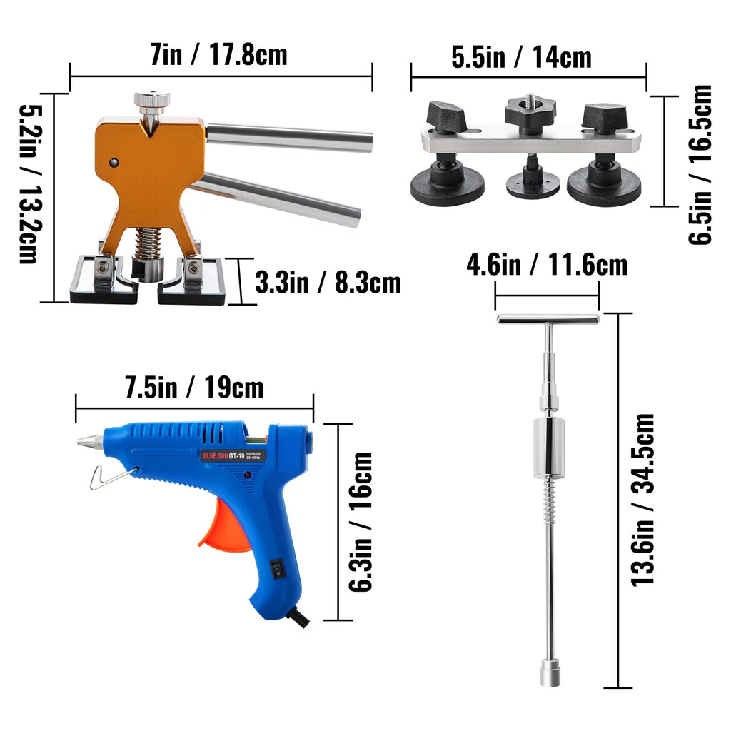 60 Pcs Paintless Dent Repair Tools Z6337