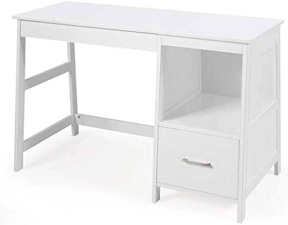 47.5" Computer Desk with 2 Drawers Black U635