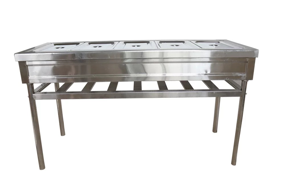 5 Pan Food Warmer Stove with Bracket W944
